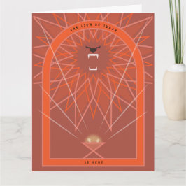 Löwe in einer Gefahr Karte