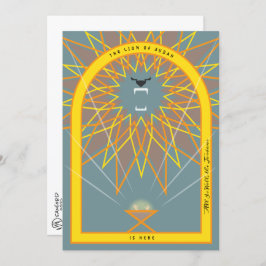 Löwe in einer Gefahr Karte