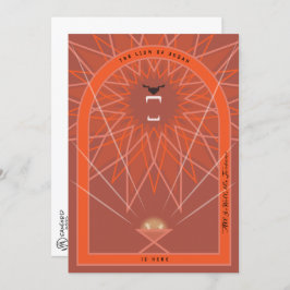 Löwe in einer Gefahr Karte