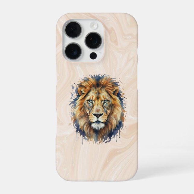 Löwe iPhone Hülle (Rückseite)