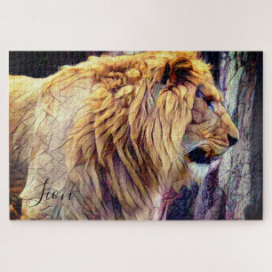 Löwe [Jigsaw puzzle: 1014P] Puzzle