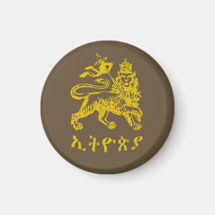 Löwe Juda Haile Selassie I Jah Rastafari HIM Magnet