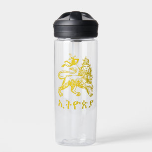 Löwe Juda Haile Selassie I Jah Rastafari IHN Trinkflasche