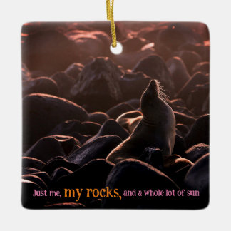 Löwe Keramikornament