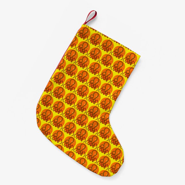 Löwe Kleiner Weihnachtsstrumpf (Vorderansicht (hängend))