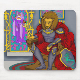 Löwe-König Mousepad