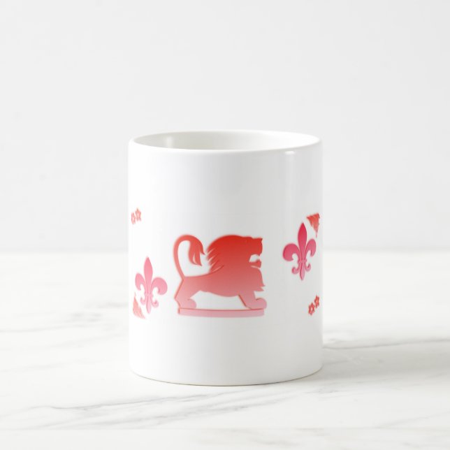 Löwe-König Red Tasse (Mittel)