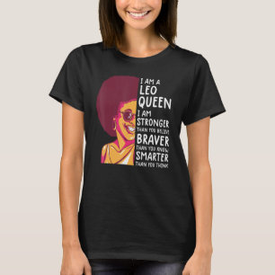 Löwe-Königin für Frauen Astrologie Sternzeichen Mä T-Shirt