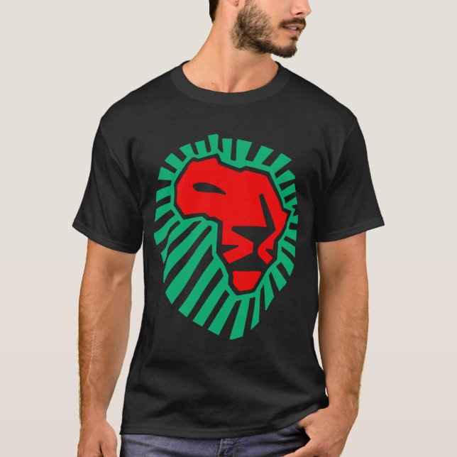 Löwe-Kopf dieses mal für Afrika Waka-waka T-Shirt (Vorderseite)