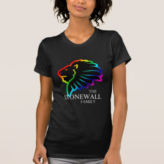 Löwe-Kopf mit Text-T-Shirt-Dunkelheit T-Shirt