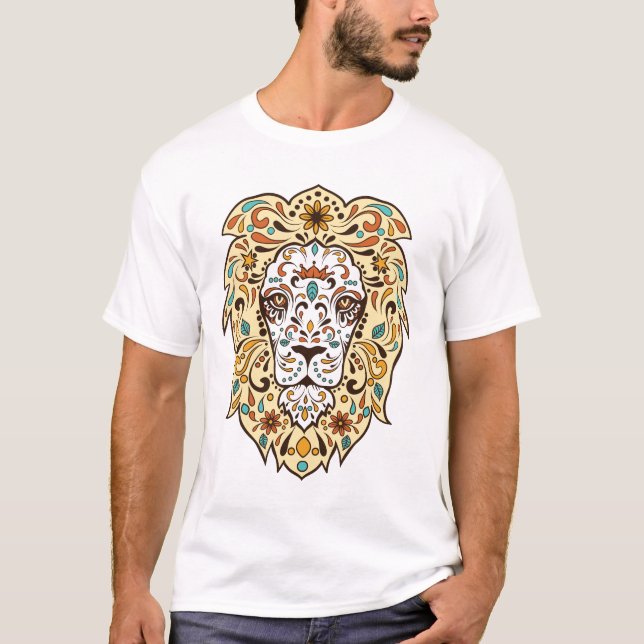 Löwe-Kopf T-Shirt (Vorderseite)