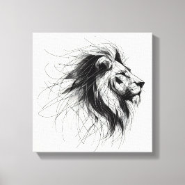 Löwe Leinwanddruck