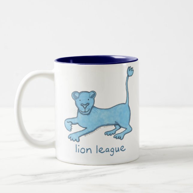 Löwe-Liga Zweifarbige Tasse (Links)