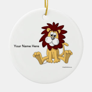 Löwe — Männlich Keramik Ornament