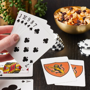Löwe mit einem Schwert Spielkarten
