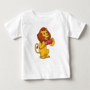 Löwe mit Fleisch Baby T-shirt