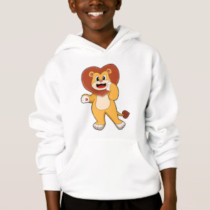 Löwe mit Herz Hoodie
