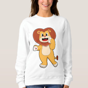 Löwe mit Herz Sweatshirt