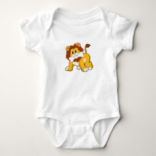 Löwe mit Knochen Baby Strampler