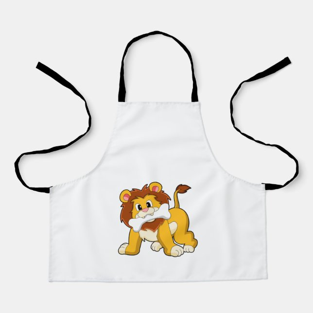 Löwe mit Knochen Schürze (Vorderseite)