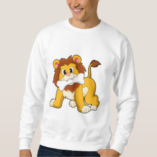 Löwe mit Knochen Sweatshirt