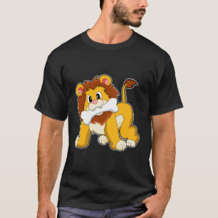 Löwe mit Knochen T-Shirt