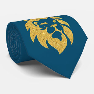 Löwe mit Krone - Gold Stil 1 Krawatte
