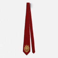 Löwe mit Krone - Gold Stil 3