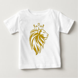 Löwe mit Krone - Goldstil 2 Baby T-shirt