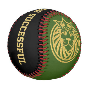 Löwe mit Krone - Goldstil 4 Baseball