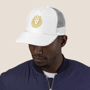 Löwe mit Krone - Goldstil 4 Truckerkappe