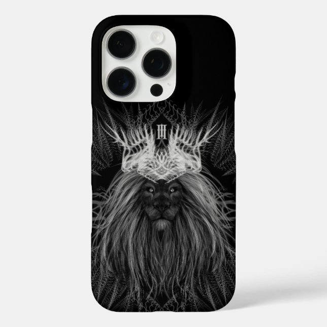 Löwe mit Kronenmonogramm Case-Mate iPhone Hülle (Rückseite)