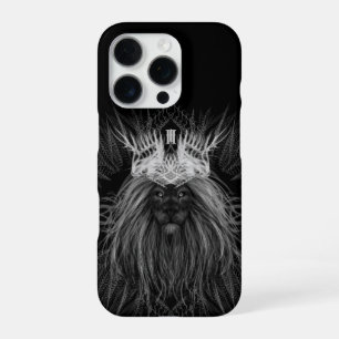Löwe mit Kronenmonogramm iPhone 16 Pro Hülle