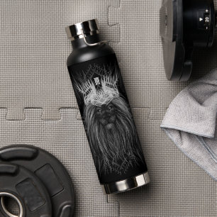 Löwe mit Kronenmonogramm Trinkflasche