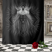 Löwe mit Kronenmonogramm