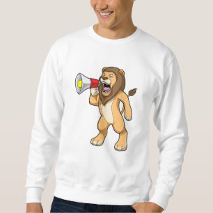 Löwe mit Mikrofon Sweatshirt