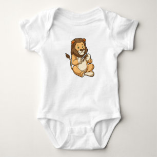 Löwe mit Nagelpfeilen Baby Strampler