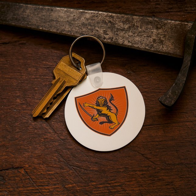 Löwe mit Schwert Schlüsselanhänger (Von Creator hochgeladen)