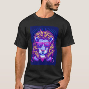 Löwe mit Sonnenbrille T-Shirt