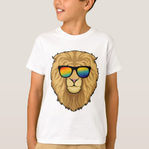 Löwe mit Sonnenbrille T-Shirt