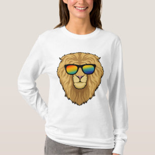 Löwe mit Sonnenbrille T-Shirt