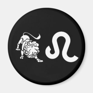 Löwe mit Symbol Magnet