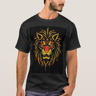 Löwe moderne Kunst T-Shirt