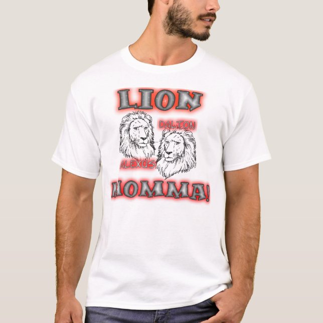 Löwe Momma T-Shirt (Vorderseite)
