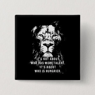 Löwe - Motivierend Wörter - Inspiration Button