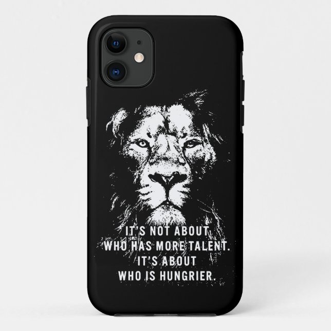 Löwe - motivierend Wörter - Inspirational Case-Mate iPhone Hülle (Rückseite)
