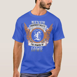 Lowe Name Shirt nie unterschätzen den Power von l