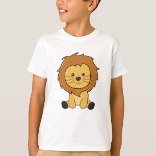 Löwe Niedlicher Tiere für Kinder Löwe King T-Shirt