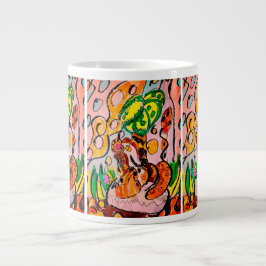 Löwe nur kalt Jumbo-Tasse