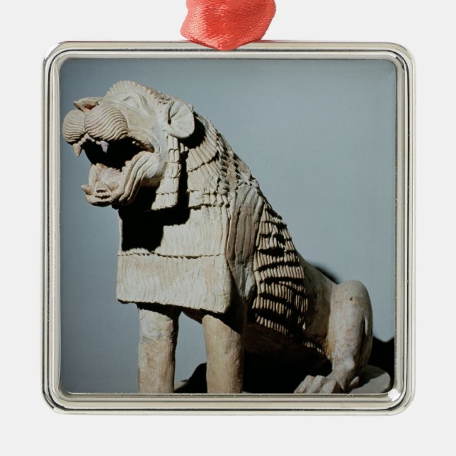 Löwe Ornament Aus Metall (Vorne)